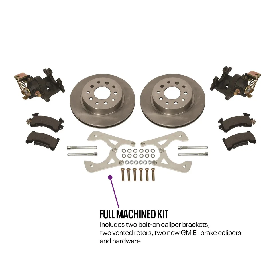 GM 10 & 12 Bolt Bolt-On Rear Disc Brake Kit w/ E-Brake - Image 4 of 4