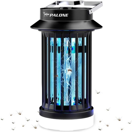Fly Zapper Rechargeable 2-in-1 Night Light,PALONE 2600mAh Capacity Battery