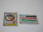 Ceskoslovensko Team + Patch # 256 257 - Spain 82 Football Vignettes - Panini