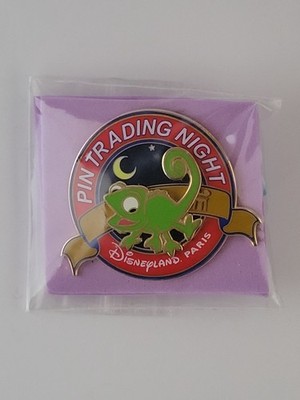 DLP Disney Pin - Trading Night Logo - Pascal from Tangled LE 400