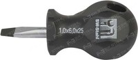1X Schraubendreher, Schlitz, 6,0 X 25 Mm Mit 6,0 X 25 Mm Sw-Stahl 31608L