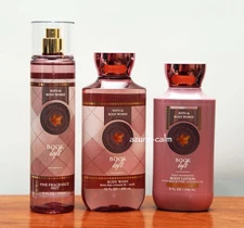 Bath Body Works BOOK LOFT 8ozs Fragrance Mist, Shower Gel & Body Lotion