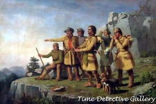 Daniel Boone's First View of Kentucky - Historic Art Print