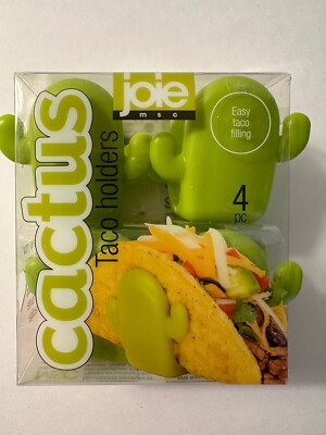 Set of 4 Joie Cactus Taco Shell Holders Stand