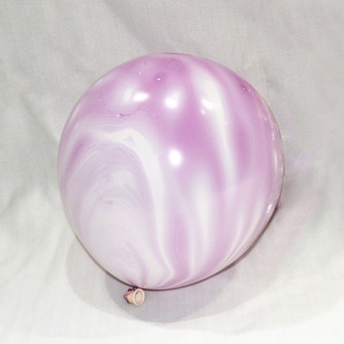 20/ PALLONCINO EFFETTO MARMO rosa e viola unicorno decorazioni festa qualità elio - Foto 3 di 3
