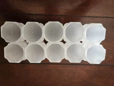 10 Guardhouse Half Dollar Coin 30.6 mm Size Safe Plastic Square Tube Supplies