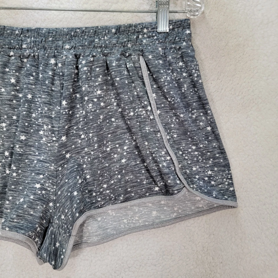 Pantalones Cortos Gris Estrella Para Mujer Tejidos Elásticos Correr Informales Descarados Activos Talla L Foto 4 de 4