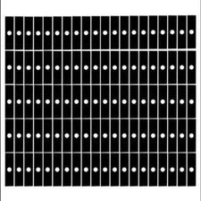 100 Pack Edger Blades For Husqvarna Edger, 8x2 - 1 Inch Center Hole, Fits 578392