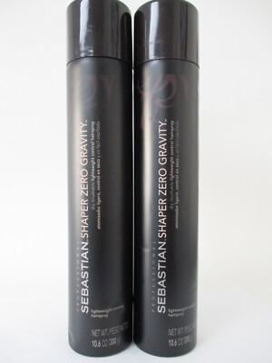 SEBASTIAN SHAPER ZERO GRAVITY HAIRSPRAY 10.6 OZ  ( Lot of 2) dented