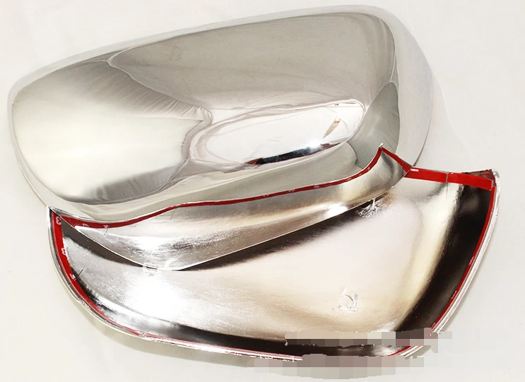 Chrome Side Mirror Cover Trim for 2006~2012 Toyota RAV4 Decoration Trims Set 2P - Изображение 3 из 3