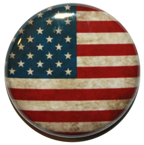 1" (25mm) American USA Flag Button Badge Pin Clean or Vintage Style - US - 第 1/4 張圖片