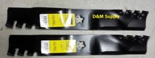 set of 2 mower Predator blades to fit Craftsman Husqvarna 42" 532139775 8498