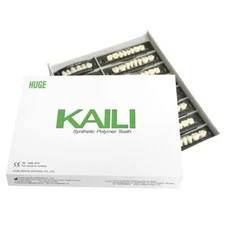 Huge Kaili Synthetic Polymer False Teeth Shade B1 Full Set: 28 teeth/set 4 sets