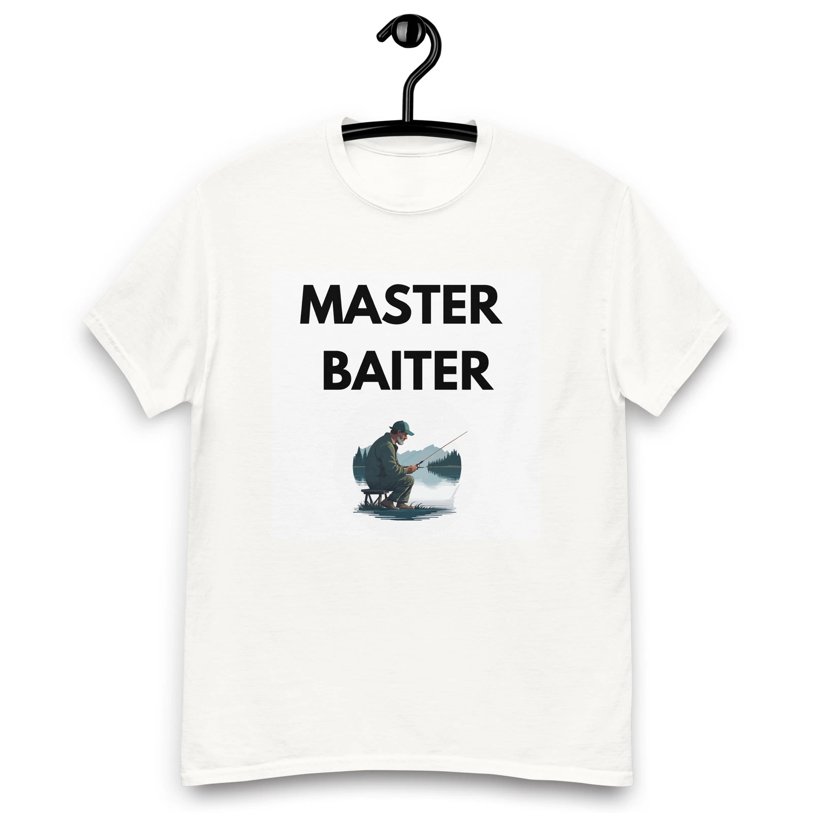 Master Baiter T-Shirt – Funny Fishing Joke Dirty Humor Tee