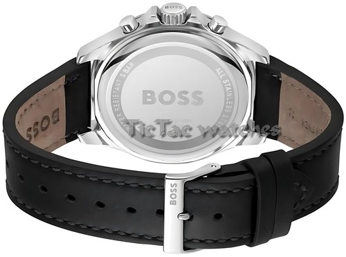 HUGO BOSS HB 1514121 TROPER HERREN UHR SCHWARZES ZIFFERBLATT SCHWARZES ARMBAND BRANDNEU SALE! - Bild 6 von 8