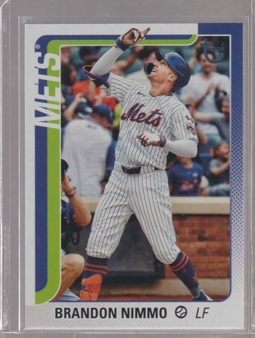2025 Topps Series 1 BRANDON NIMMO 48/99 Vintage Stock #331 METS