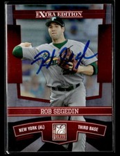Rob Segedin signed auto 2010 Donruss Elite Extra Edition #40 card