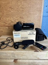 2.7K Video Camera Camcorder Ultra HD 42MP Vlogging Recorder