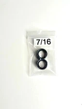 7/16 PAIR Gray Silicone Tunnels Double Flare Plugs Earlets Gauges 