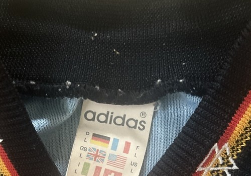 Germania - Maglia da trasferta -1996 - Adidas - L - Pit to pit 23" (53) - Foto 3 di 11