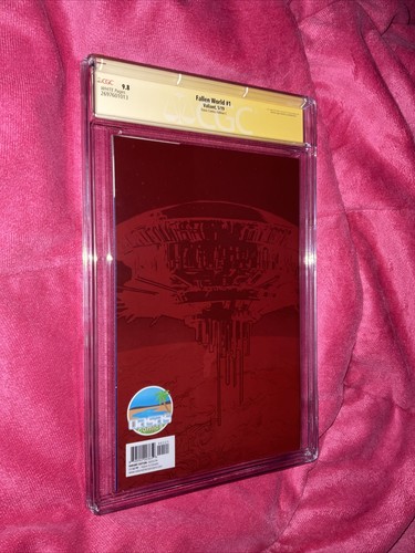 FALLEN WORLD 1 OASAS Comics Exclusive C CGC 9.8 Signed & Sketched By Jae Lee - Picture 2 of 11