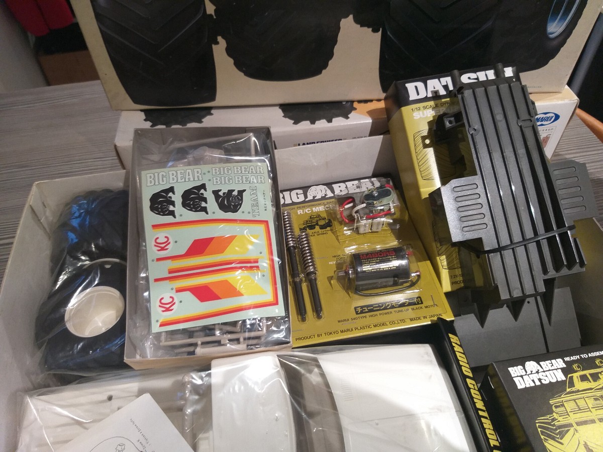 Radio Controlled Kit Marui Big Bear datsun Vintage RC Radio Controlled Kit Marui Big Bear datsun Vintage RC