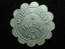Inwood, IA Model Store G/F $5 Token