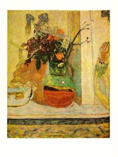 1969 Vintage PIERRE BONNARD "THE PROVENCAL JUG" Full COLOR offset Art Lithograph