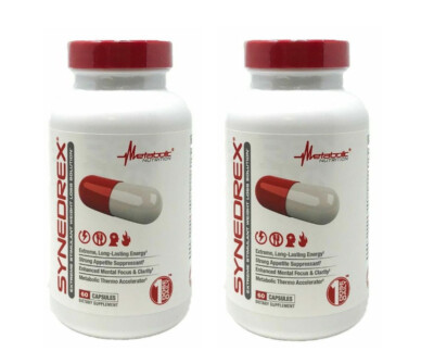 Synedrex Thermogenic Fat Burner Weight Loss Formula 120 Caps 2x60
