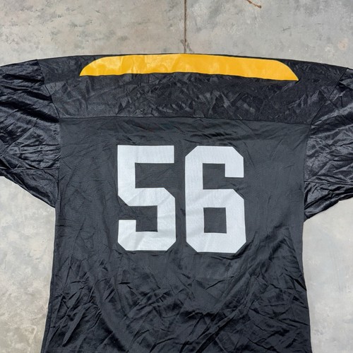 Vintage Iowa Hawkeyes Banana Peel Football Black Jersey 90s Boxy Hawks Apex - Picture 4 of 8