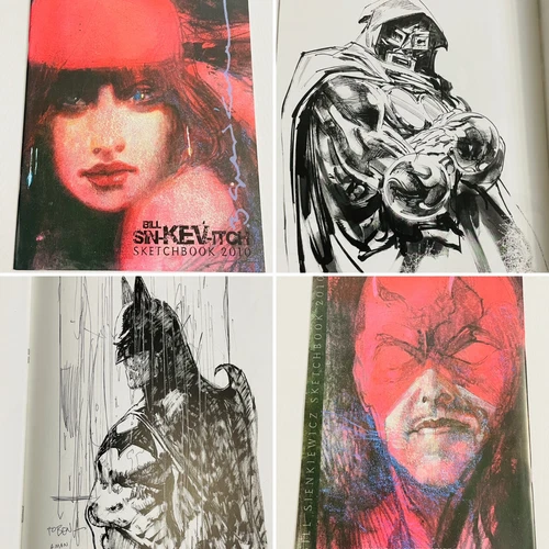 Bill Sienkiewicz Exclusive 2010 Art Sketchbook Soft Cover Elektra Daredevil NM