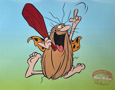 CAPTAIN CAVEMAN Sericel Cartoon Animation Art Cel 11