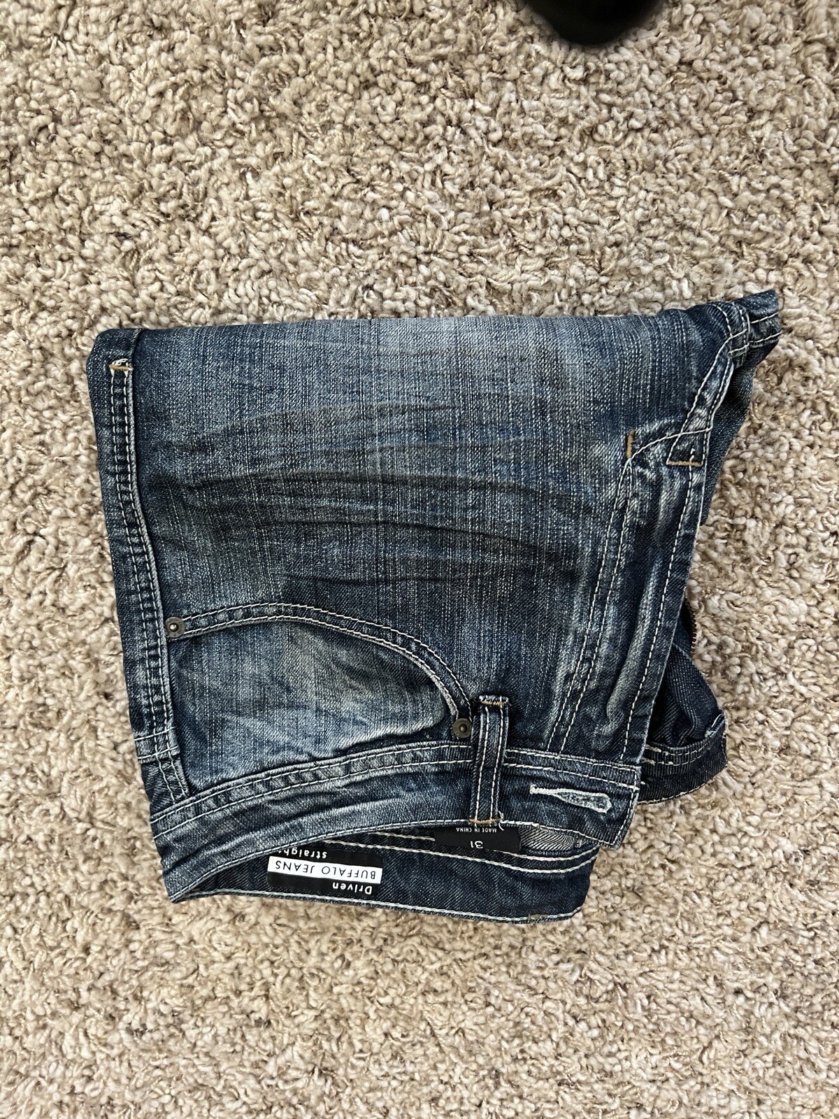 Men's Buffalo Driven Basic Straight Jeans Medium … - image 15