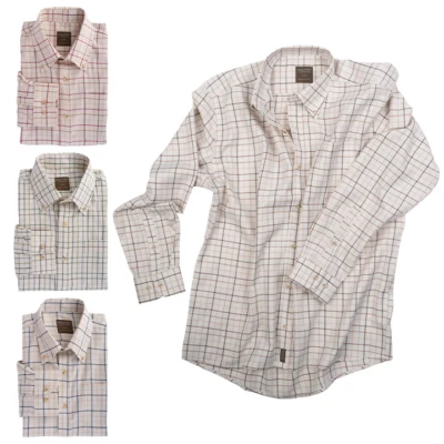 Camisa inteligente a cuadros Jack Pyke Countryman Tattersall caza pesca tiro
