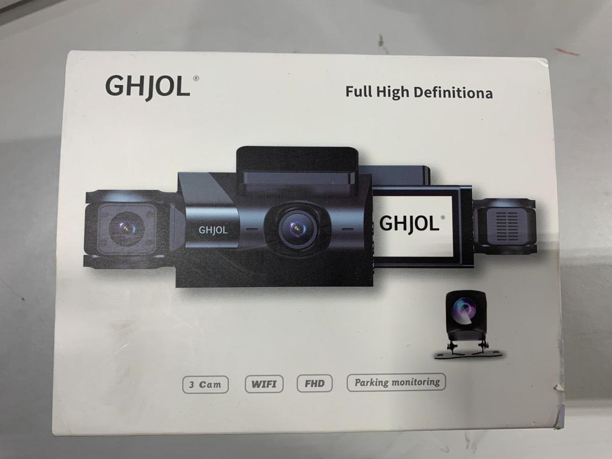 Dash Cam GAOEEIN 3 Vie FHD 1080P - Telecamera Auto Con G-Sensor, Rilevamento Movimento, Monitoraggio Parcheggio