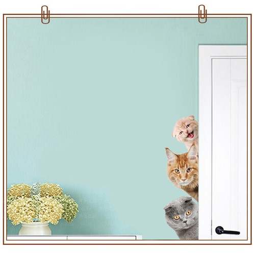Hunde Katzen 3D Wandaufkleber Lustige Tür Fenster Kleiderschrank Kühlschran F*k* - Picture 8 of 12