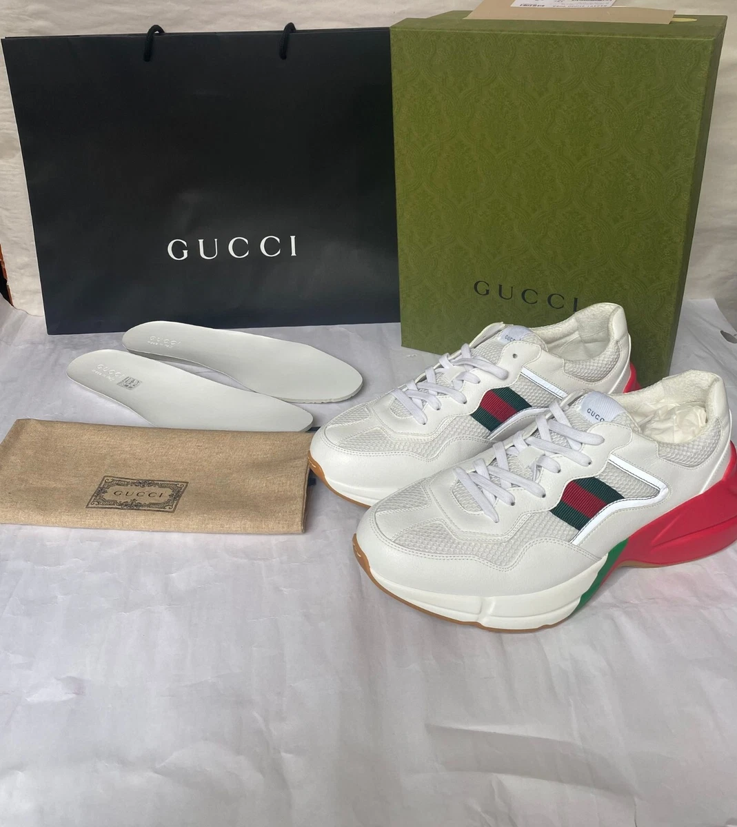 Gucci rhyton 13 Leather Weather new and with box dustabag and labels