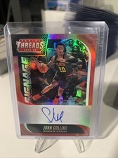 2018-19 Panini Threads - Signage Premium #59 John Collins /200 (AU)