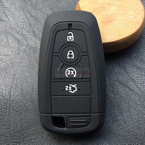 Fit Ford Explorer Edge 4 Button Remote Smart Key Fob Silicone Skin Case Cover - Picture 9 of 19