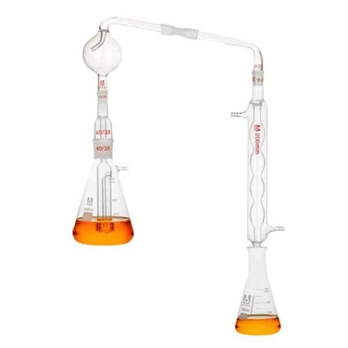 Chemie Laborbedarf 1000-2000ml flüchtige Säure Glaswaren Set Destillationsset - Bild 9 von 12