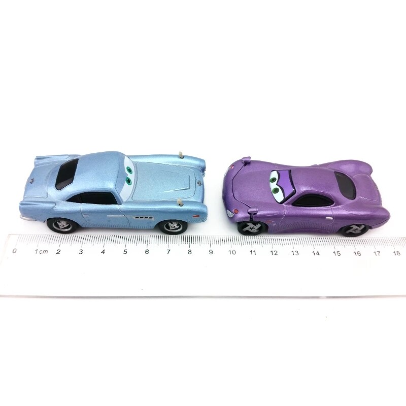 2PACK Disney Pixar Cars Finn McMissile Holley Shiftwell 1:55 Diecast Toy Collect