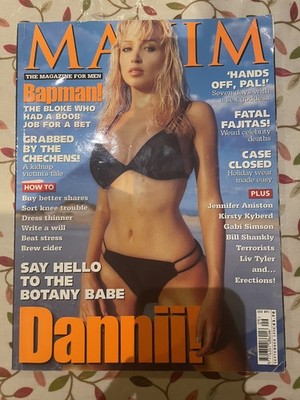 MAXIM MAGAZINE NO 41 SEPT 1998 - DANNII MINOGUE JENNIFER ANISTON