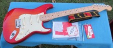 Fender American Deluxe Stratocaster 2013-ASH-N3 Pickups-Maple-Aged Cherry-L@@K!