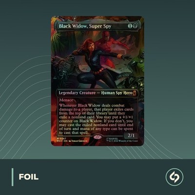 MTG | Black Widow, Super Spy V.1 | SUPER HEROES | SHOWCASE | NM | EN | FOIL
