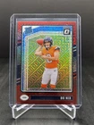 2024 Panini Donruss Optic Football Bo Nix RC Rated Rookie Red Mojo #209 (B)