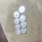 Lot #A of 8 90% Silver Mercury Dimes 10C (1916-1945) Circulated