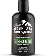 (Free Duty Tax) Rocky Mountain Barber Company Men's Shampoo - Tea Tree Oil,