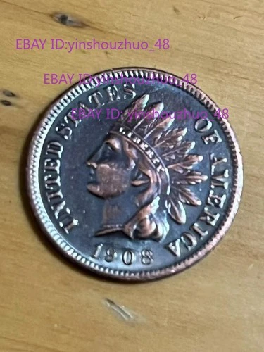 1908-S Indian Head Penny Extremely Fine - Free delivery-1Pcs