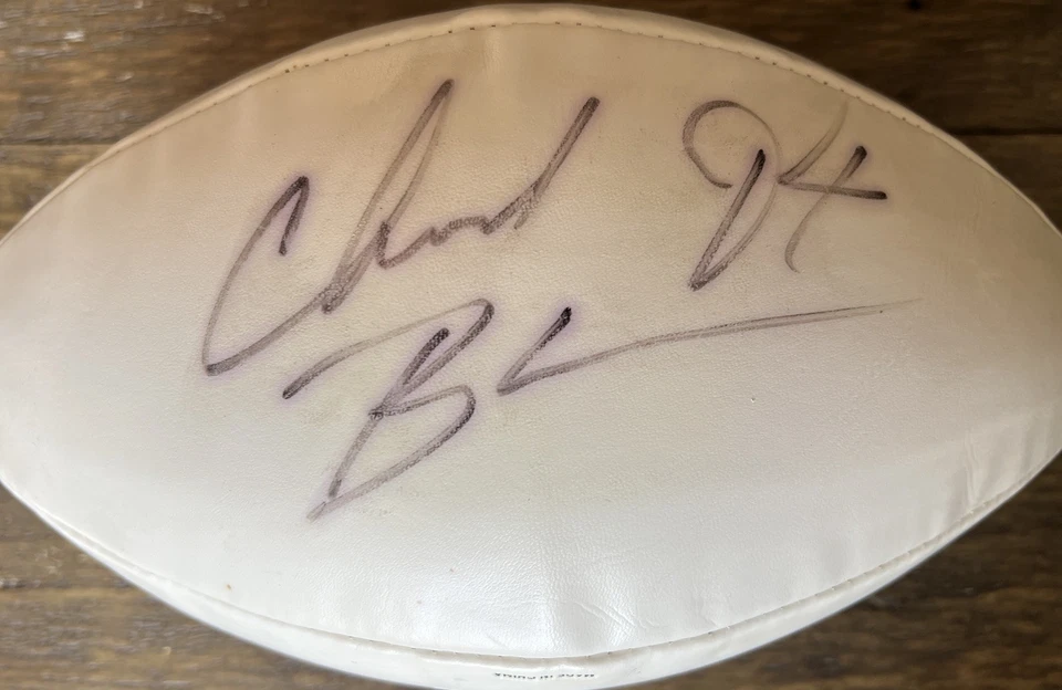 Chad Brown Autographed Seahawks Football – All-Pro Linebacker – No COA - Image 3 of 4