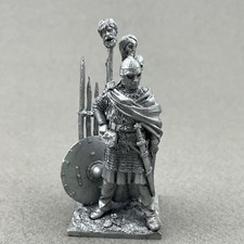 Anglo-Saxon Thegn figurine 54 mm 1/32, Metal toy soldier, Highly detailed figure